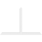 Ekena Millwork Portland Architectural Grade PVC Gable Bracket, 72"W x 48"H x 4"D x 4"F, 16/12 Pitch GBP072X48X0404POR00 - alternate 5